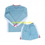 Camisolas de futebol Atlético Madrid Criança Equipamento Alternativa 2024/25 Manga Comprida